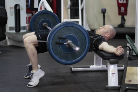 Hip thrust con barra