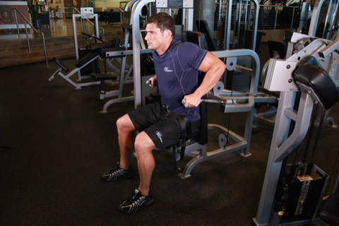 Dip machine: start position