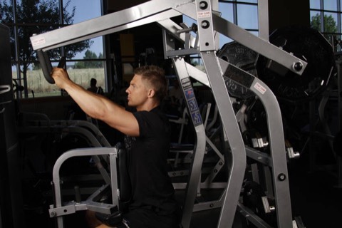 High row machine: start position