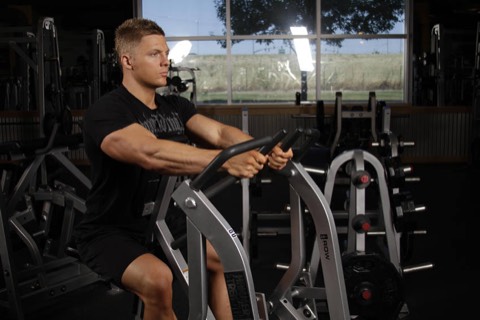 Machine row: start position